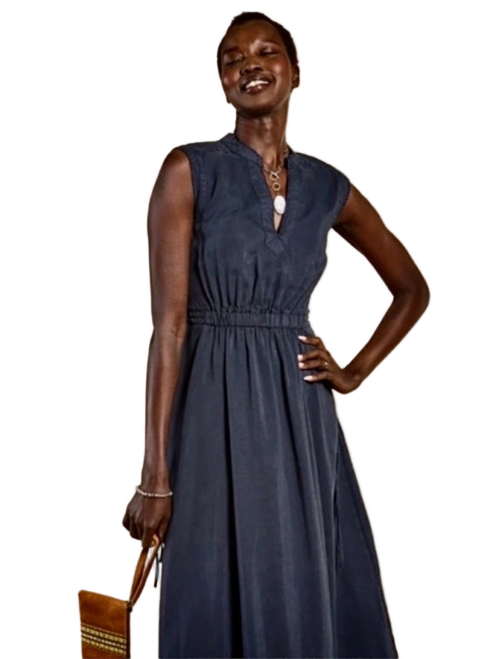 *NWT* SUNDANCE ‘Imari’ Back-Cutout Dress